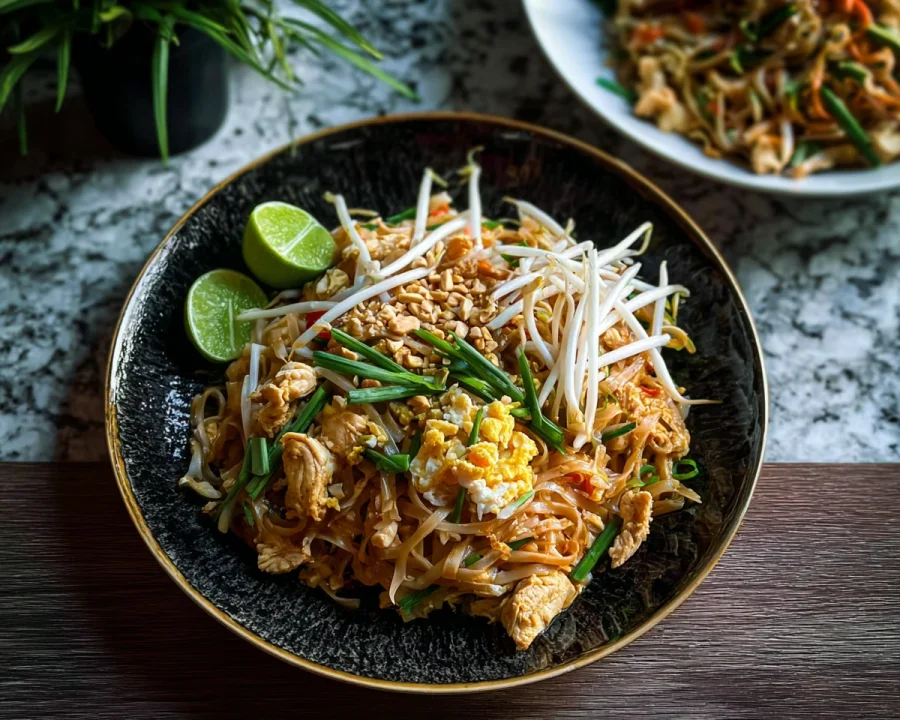 Authentic Chicken Pad Thai: Quick, Protein-Packed Meal