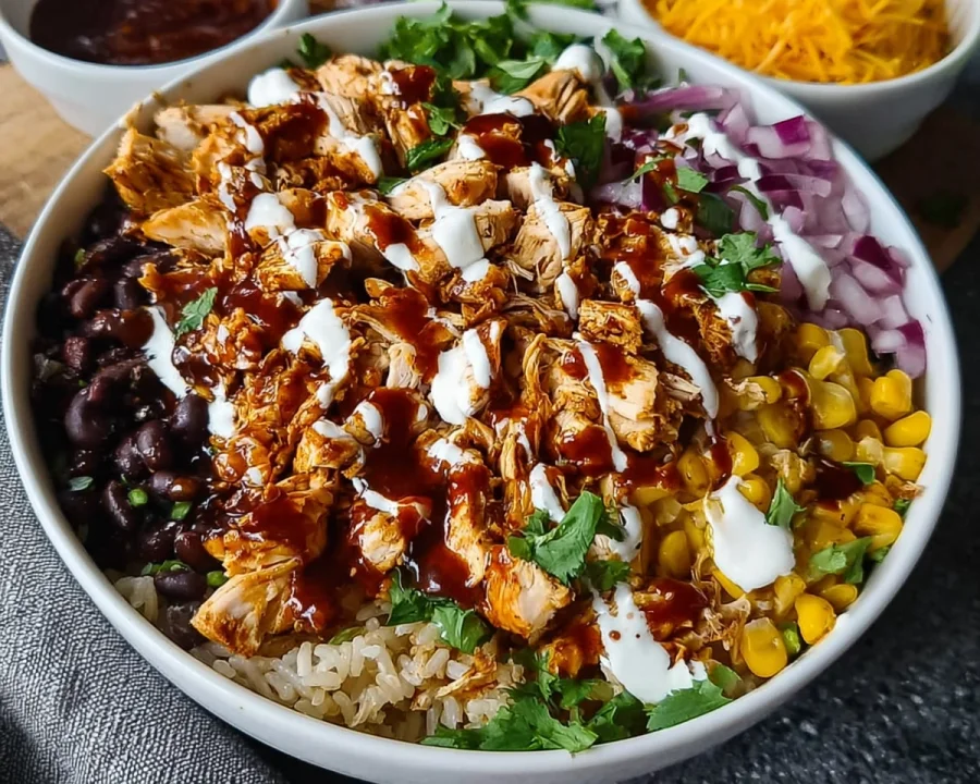 BBQ Ranch Chicken Bowl: Macro-Friendly, 42g Protein