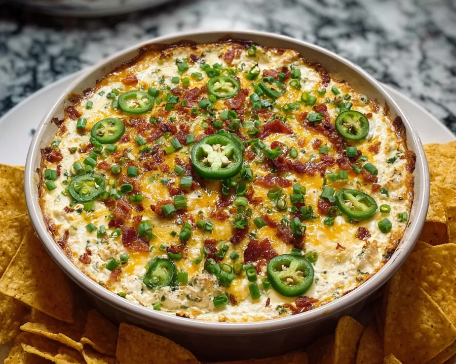 Cottage Cheese Jalapeño Popper Dip: High-Protein