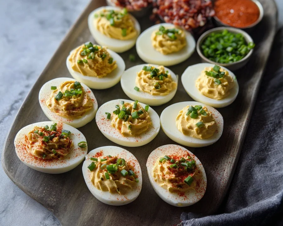 Deviled Egg Board: Build Your Own with Creative Toppings
