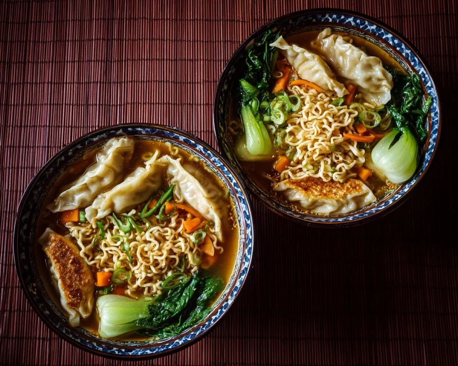 Easy Potsticker Noodle Bowls (30-Minute Asian Meal)