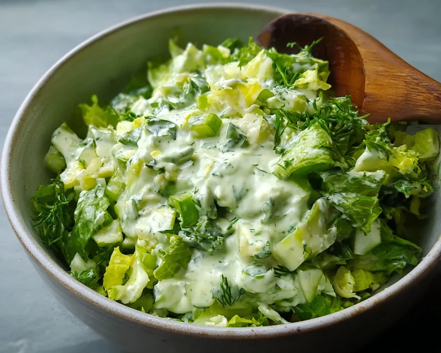 Fresh & Creamy Green Goddess Salad