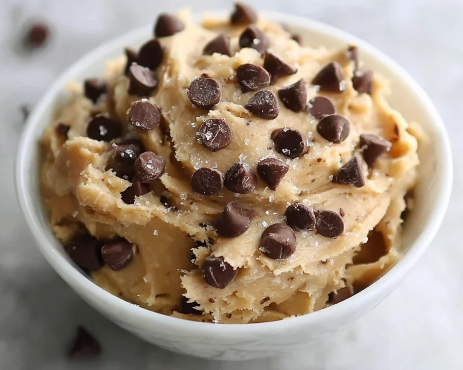Healthy Greek Yogurt Cookie Dough - 5 Minute Recipe