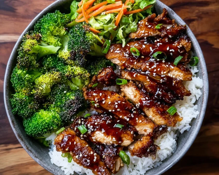 Healthy Sticky Chicken Bowls: Quick Family Dinner