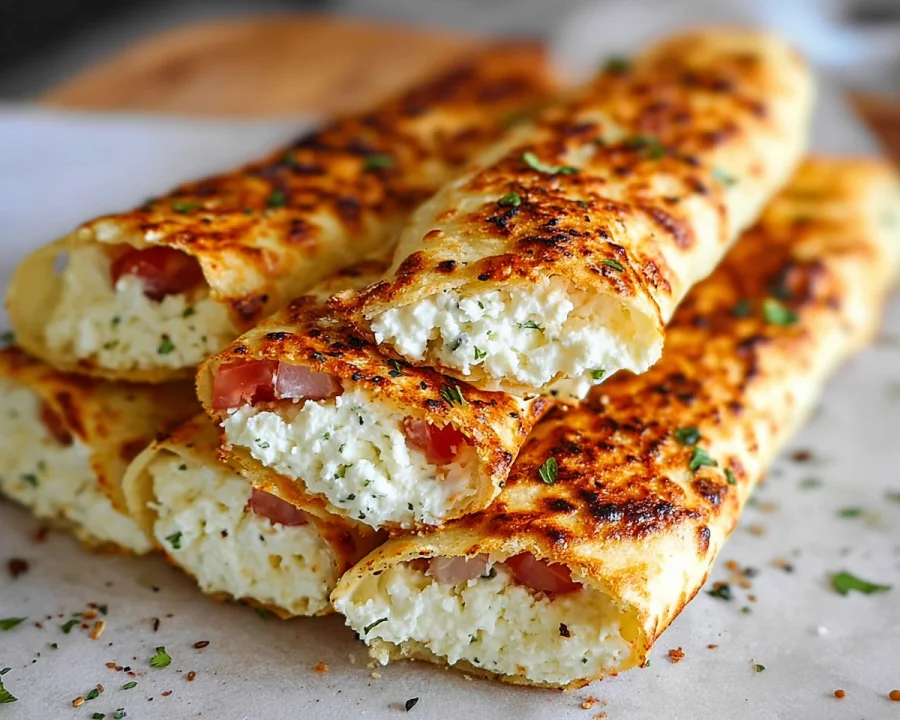 High Protein Cottage Cheese Wraps