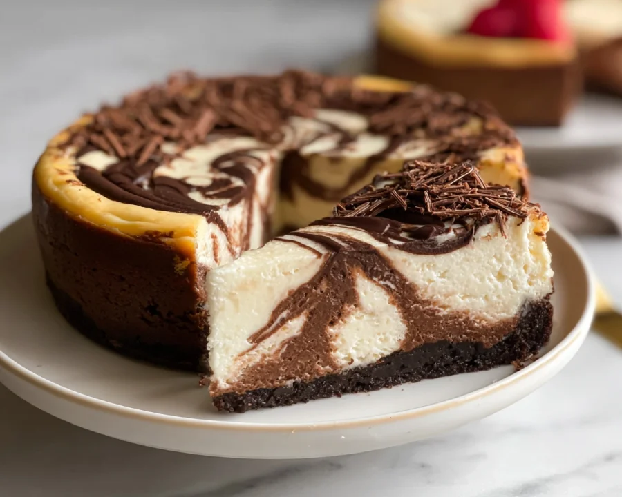 Keto Marble Cheesecake Swirl: Low-Carb Decadent Dessert