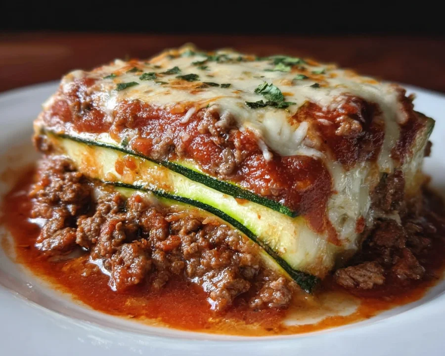 Keto Zucchini Lasagna: Low Carb & Meal Prep
