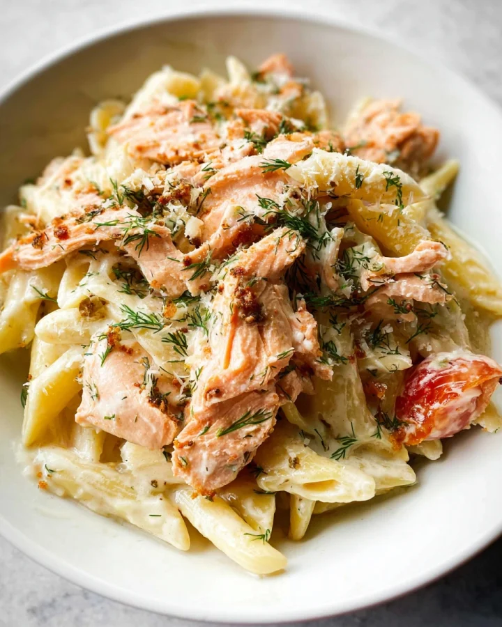 Lemon Dill Salmon Pasta: Fresh & Flavorful Dinner