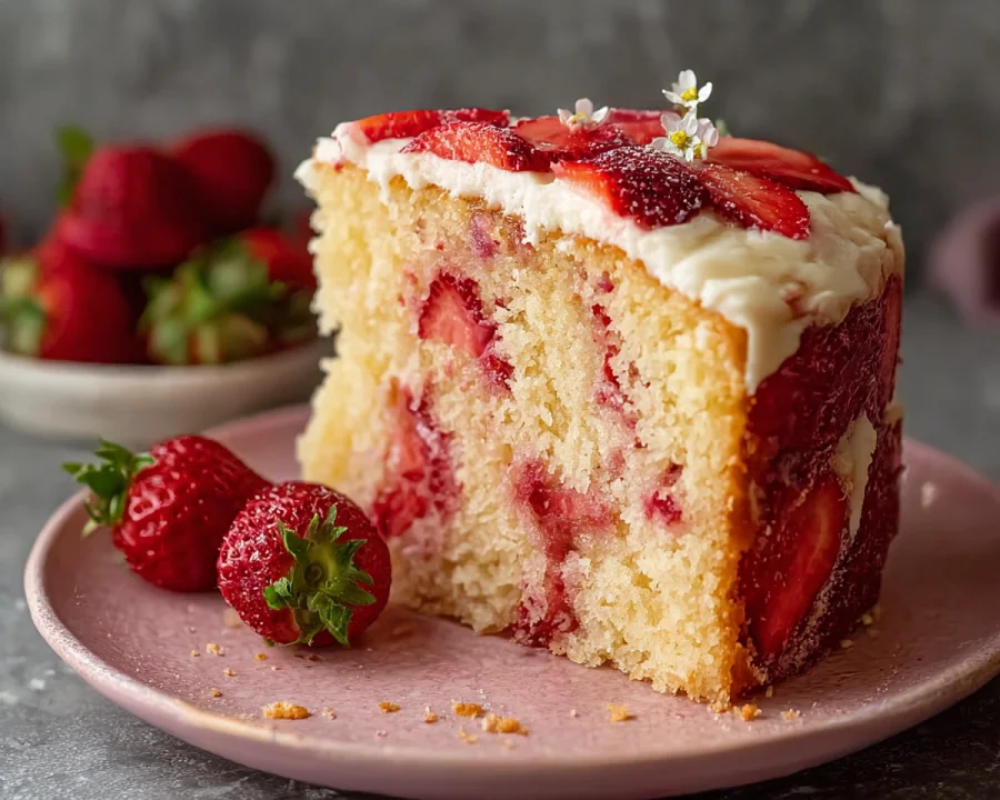 Low-Carb Strawberry Cake: Delicious & Easy Recipe