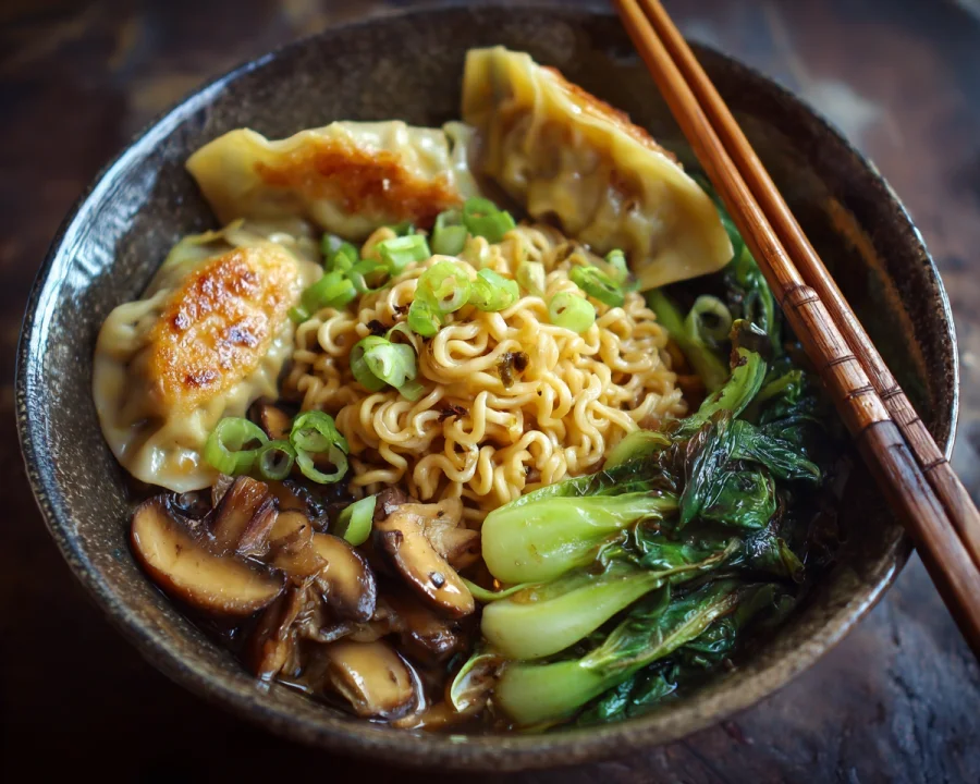 Potsticker Noodle Bowls: Quick 30-Minute Asian Meal