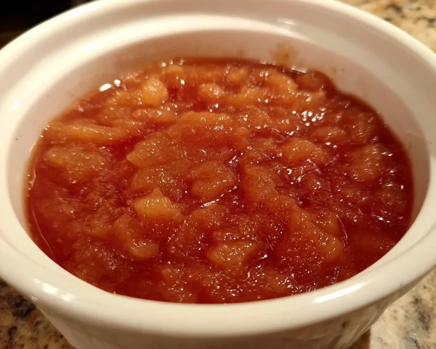 Red Hot Applesauce: Spicy Autumn Delight