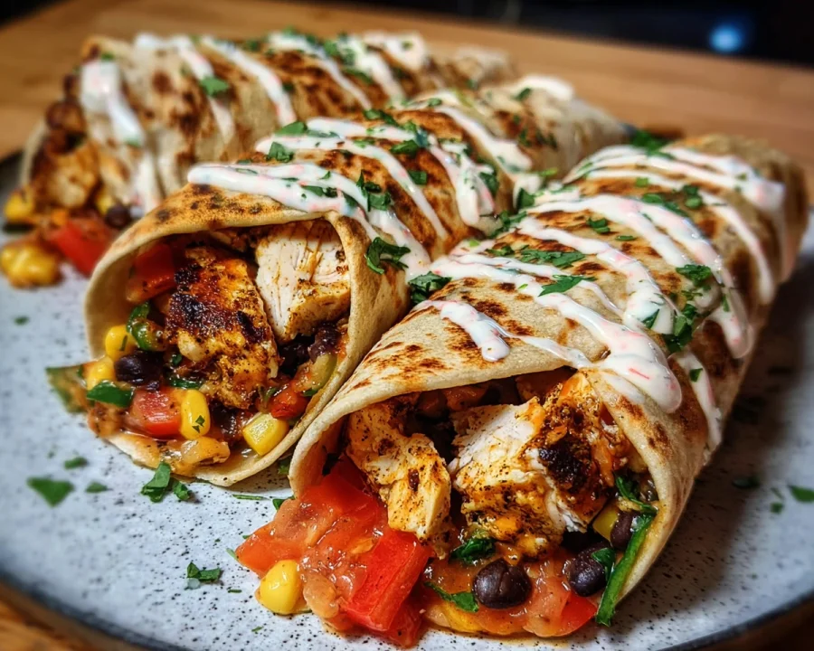Southwest Chicken Wraps: 20-Minute High-Protein Meal