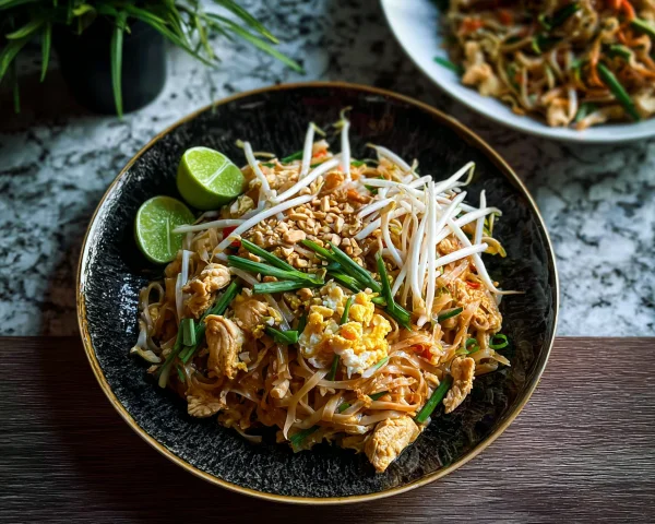 Authentic Chicken Pad Thai: Quick, Protein-Packed Meal
