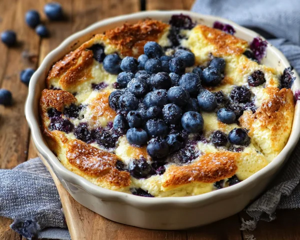 Creamy Blueberry Cottage Cheese Bake: Protein Breakfast