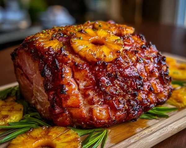 Easter Honey Baked Turkey Ham with Glaze