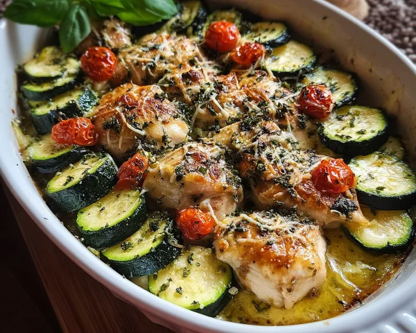 Easy Chicken Zucchini Bake: Healthy Dinner Recipe