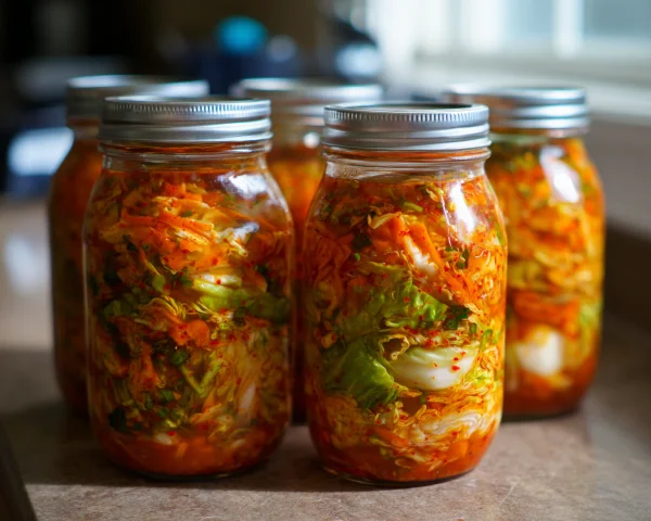 Easy Korean Fermented Cabbage Kimchi for Beginners