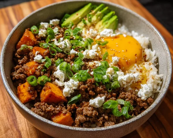 Ground Beef Hot Honey Bowl: Savory, Protein-Packed & Easy