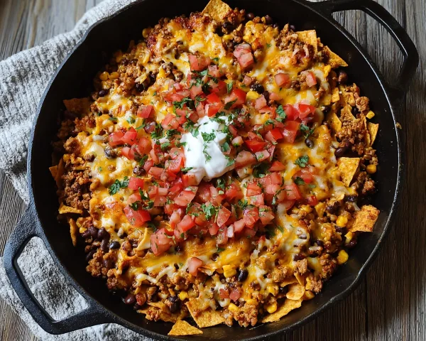 Ground Chicken Taco Casserole: High Protein One-Pan Meal