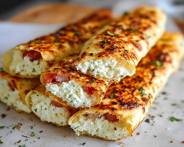 High Protein Cottage Cheese Wraps