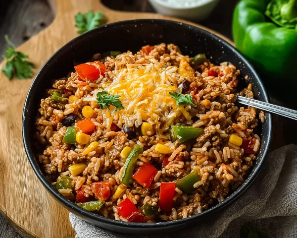 High Protein Unstuffed Peppers: Easy One-Pan Meal Prep