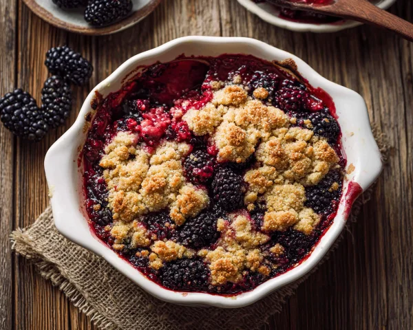 Keto Blackberry Cobbler: Sugar-Free American Dessert