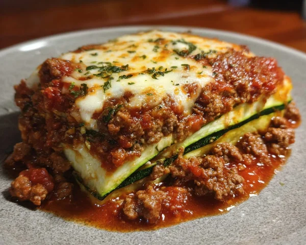 Keto Zucchini Lasagna: High Protein Healthy Dinner