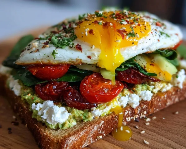 Mediterranean Breakfast Sandwich: Quick & Healthy Start