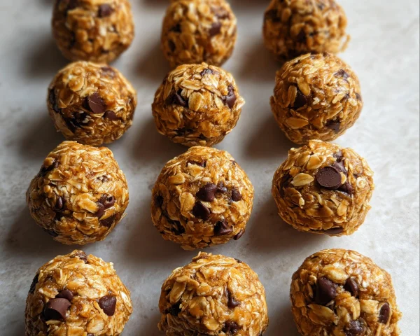 No-Bake Peanut Butter Energy Bites - Easy 4-Ingredient Snack