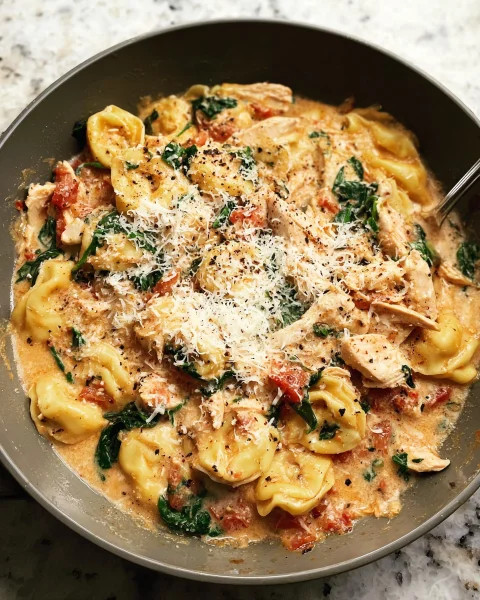 One-Pan Chicken Tortellini: Quick & Easy Dinner