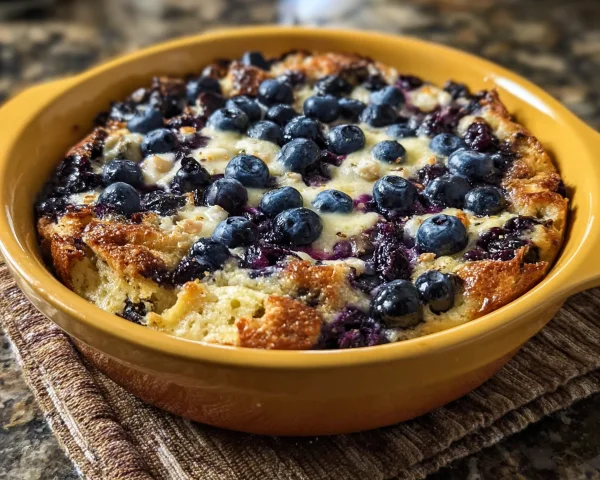 Protein Blueberry Cottage Cheese Breakfast Bake