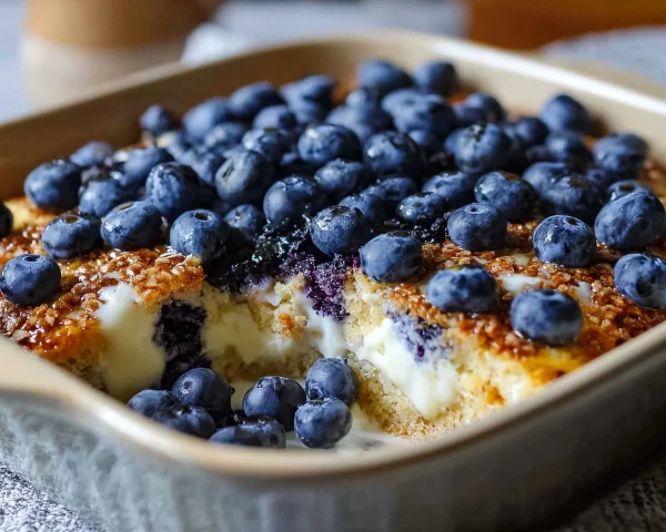 Protein Blueberry Cottage Cheese Breakfast Bake