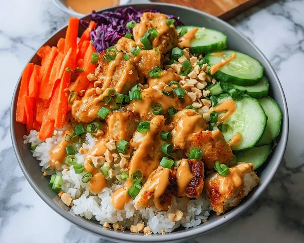 Quick Bang Bang Chicken Bowl: High-Protein Dinner