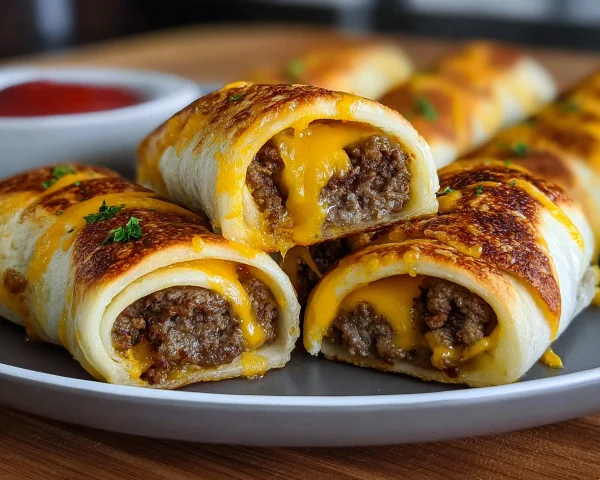 Quick Beef Cheeseburger Rollups for Easy Dinner
