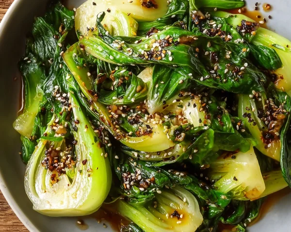 Sautéed Bok Choy with Garlic & Ginger