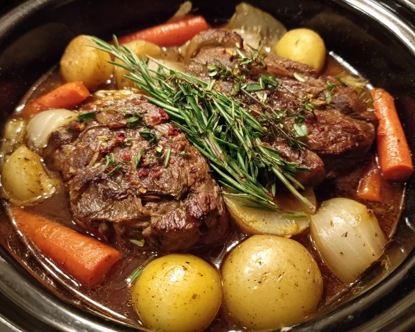 Tender Lamb Loin Crock Pot: Slow Cooked Perfection
