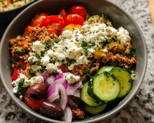 Med Ground Turkey Bowls