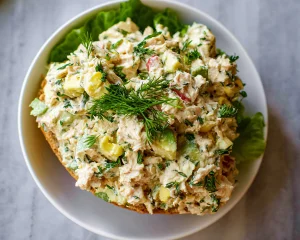 High Protein No-Mayo Tuna Salad